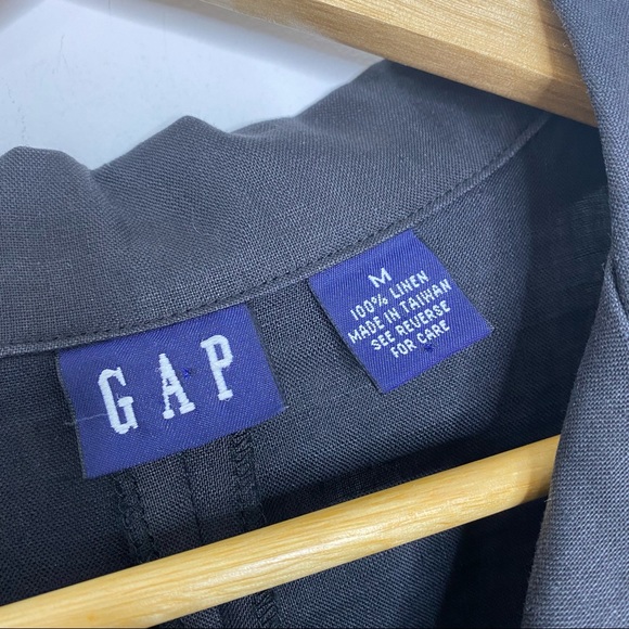 โ๏ธSOLD Vintage GAP Linen Button Front Maxi Dress - Picture 5 of 11